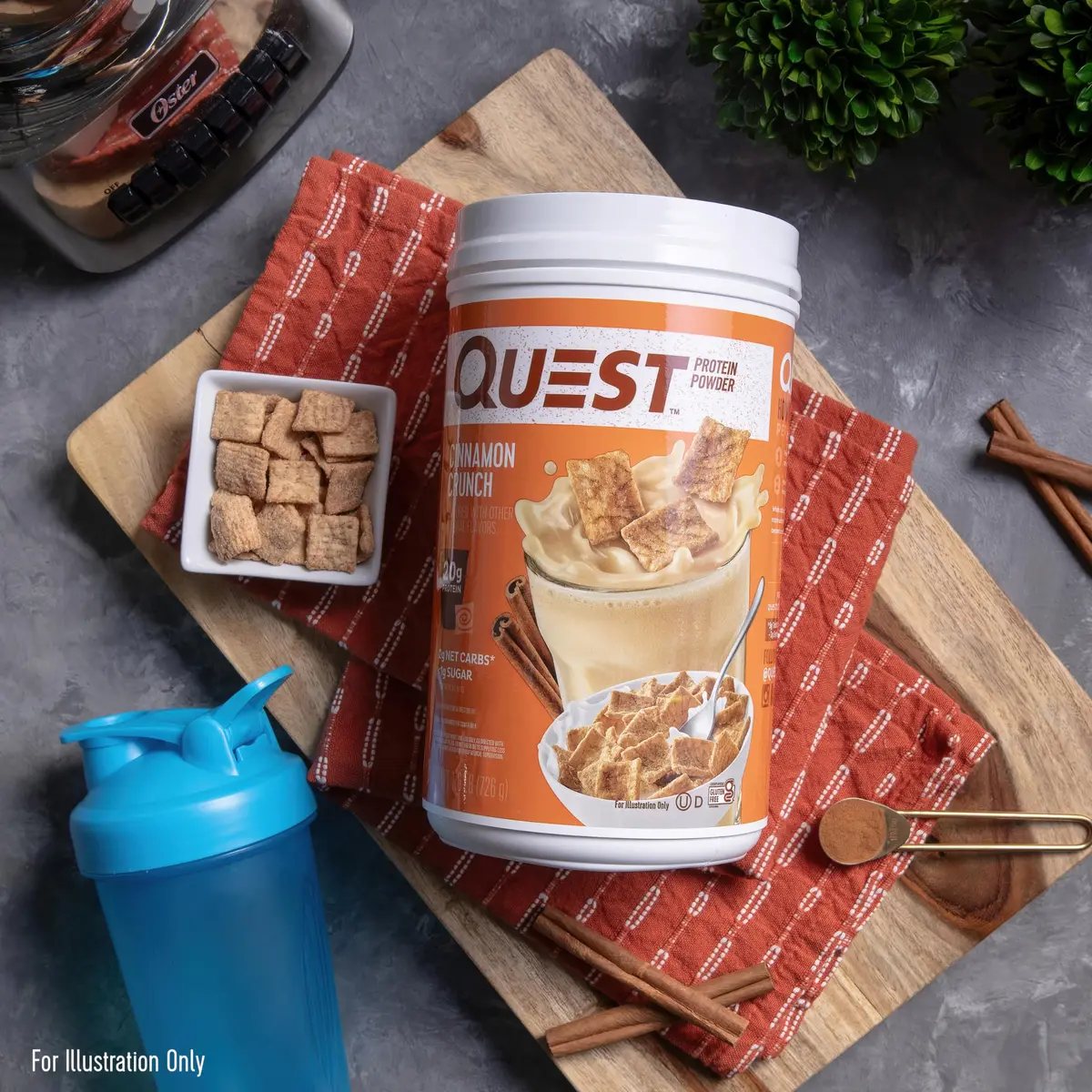 Quest Cinnamon Crunch Protein Powder 1.6 Pound | 20g Protein, Low Carb, Gluten Free - view 5