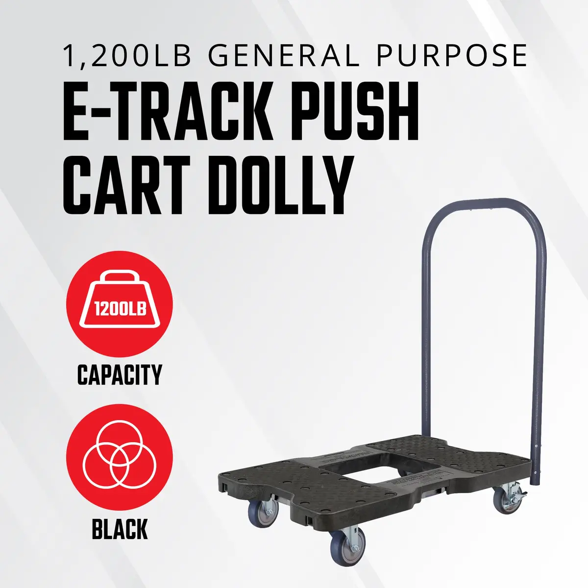Snap-Loc Material Handling Truck 1200 lb Capacity | Heavy Duty E-Track Push Cart with Made in USA (70-120 chars) - view 2