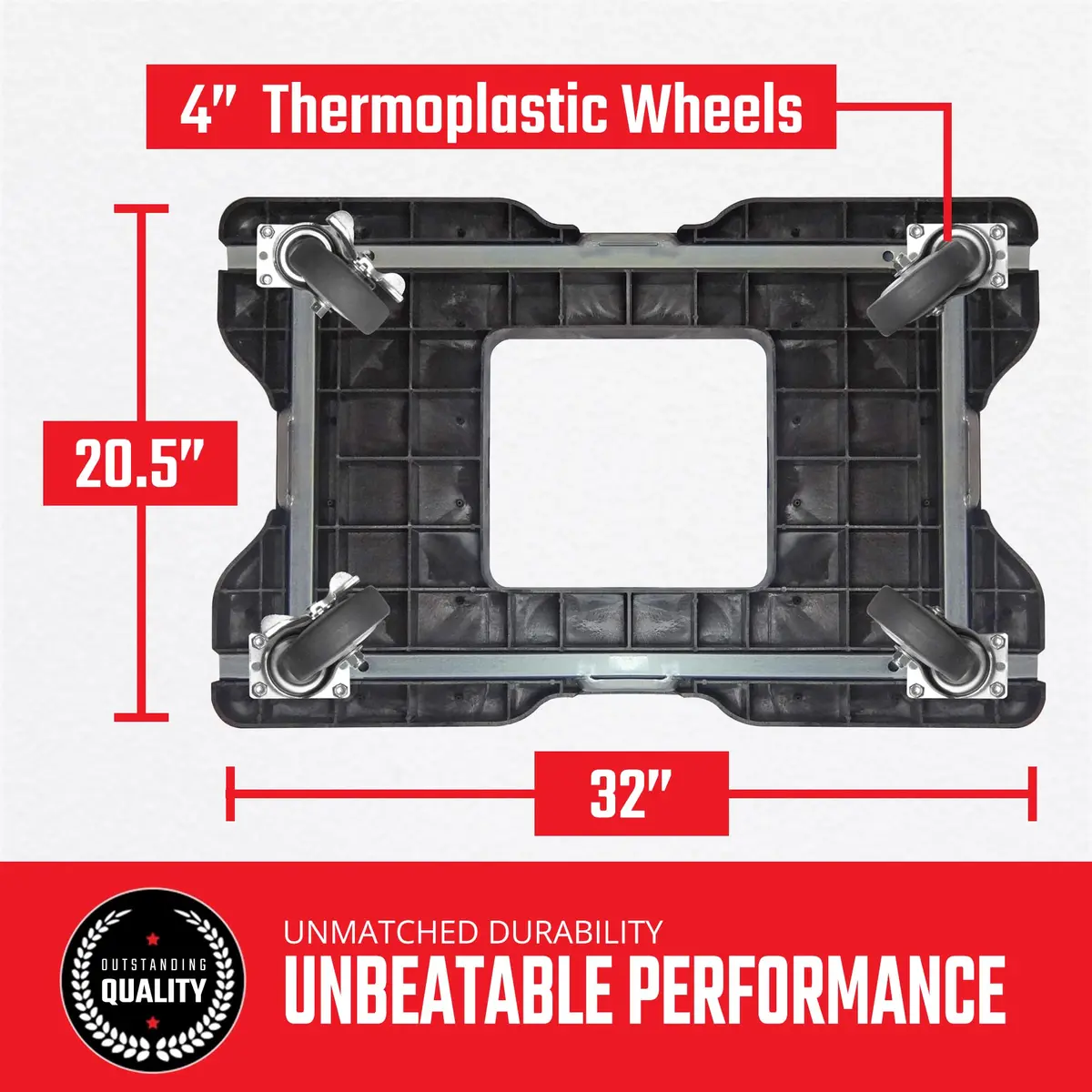 Snap-Loc Material Handling Truck 1200 lb Capacity | Heavy Duty E-Track Push Cart with Made in USA (70-120 chars) - view 4