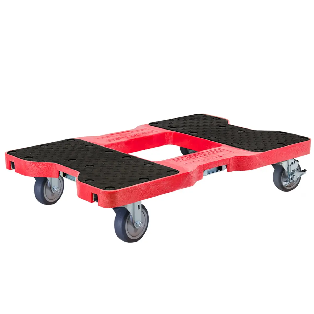 Snap-Loc Dolly 1200 lb Capacity Heavy Duty Material Handling Truck with Built-in E-Track, Made in USA, Red | Professional Cargo Platform - main product image