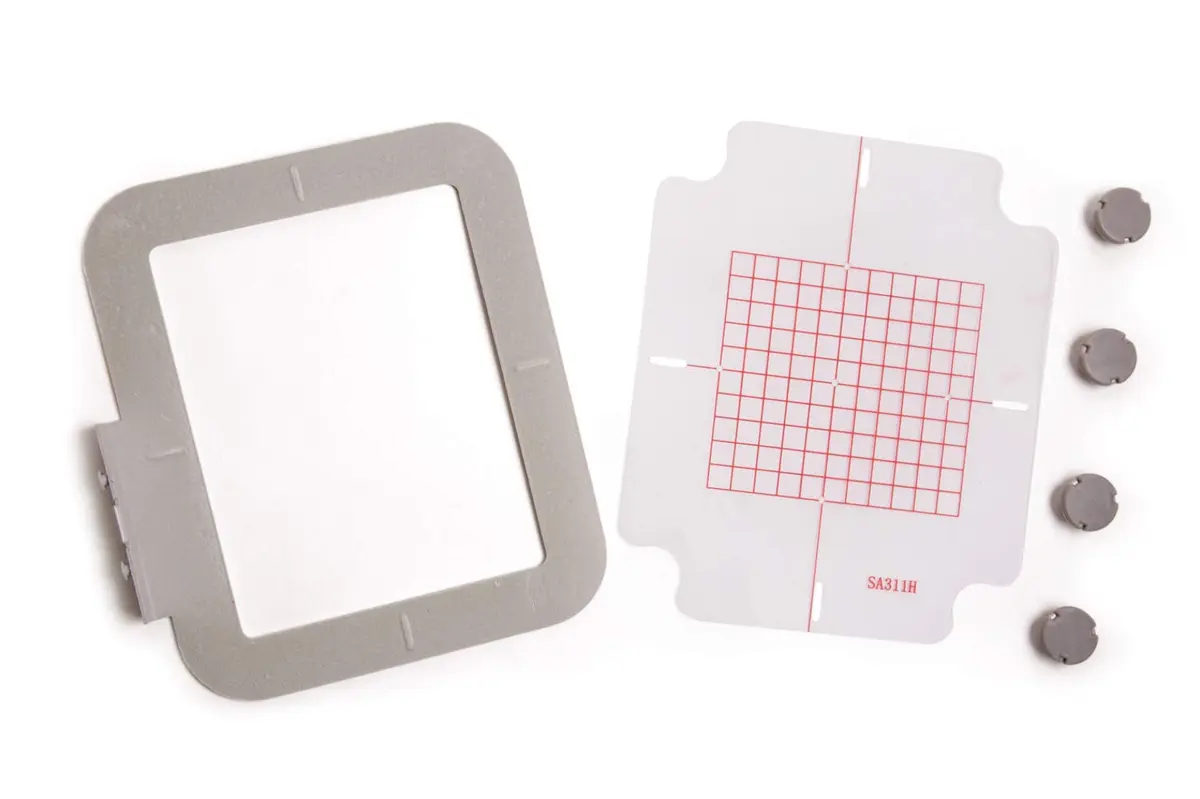 Embroidex Metal Hoop for Brother & Babylock 4"x4" | Embroidery Ready, Stabilizer-Free (70-120 chars) - main product image