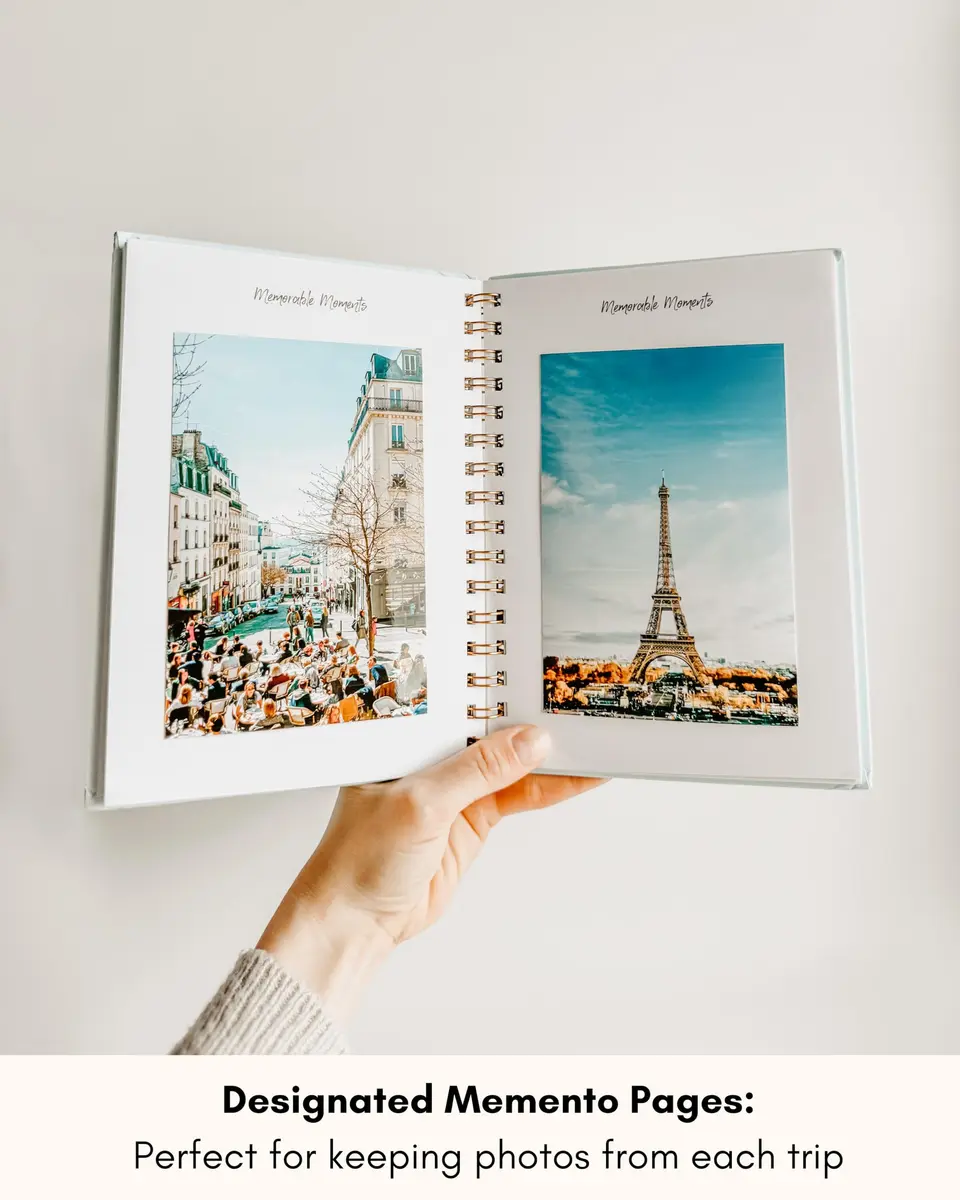 Lamare Travel Journal for Women – Travel Notebook & Vacation Planner | Compact, Undated, Travel Memory Book - view 5