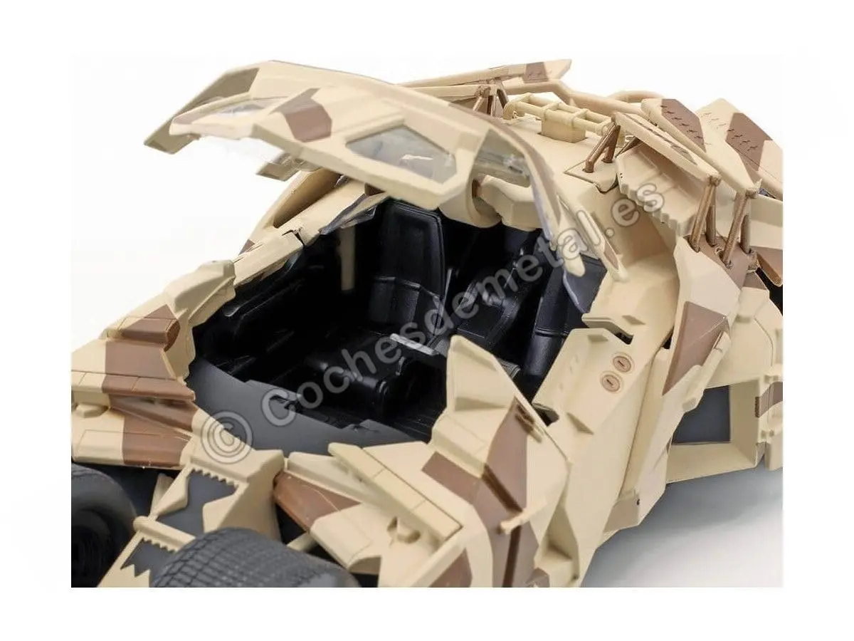 Jada Toys 1:24 2008 Dark Knight Camouflage Batmobile Die-cast Car with 2.75" Batman Figure | ASTM-Tested - view 5