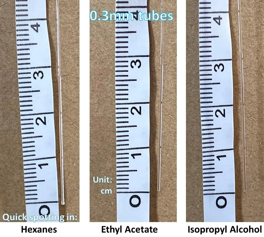AAdvance Instruments Glass Capillary Tubes 0.3mm ID x 100mm | Precise TLC Spotting Tool - view 6