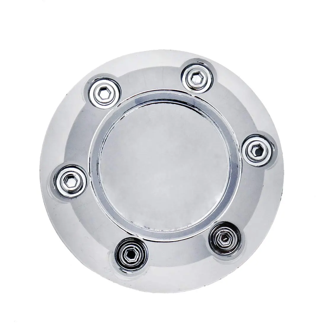 AUTUT Silver Wheel Center Caps 67mm Outer Diameter | 4-Piece Set for Cars and Trucks - view 4