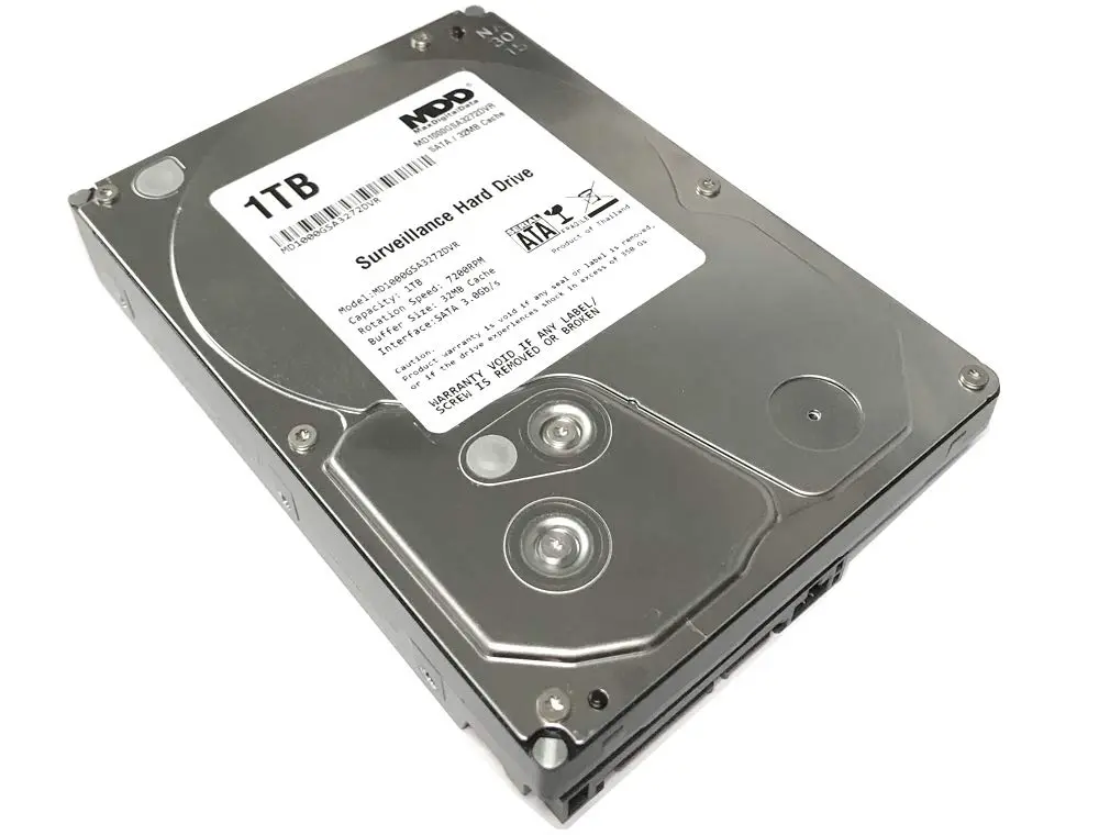MDD MAXDIGITALDATA 1TB Surveillance Hard Drive | 7200 RPM, 3.5-inch, SATA 3.0Gb/s - main product image