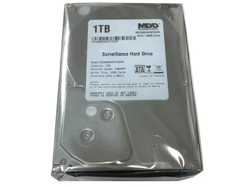 MDD MAXDIGITALDATA 1TB Surveillance Hard Drive | 7200 RPM, 3.5-inch, SATA 3.0Gb/s - view 3