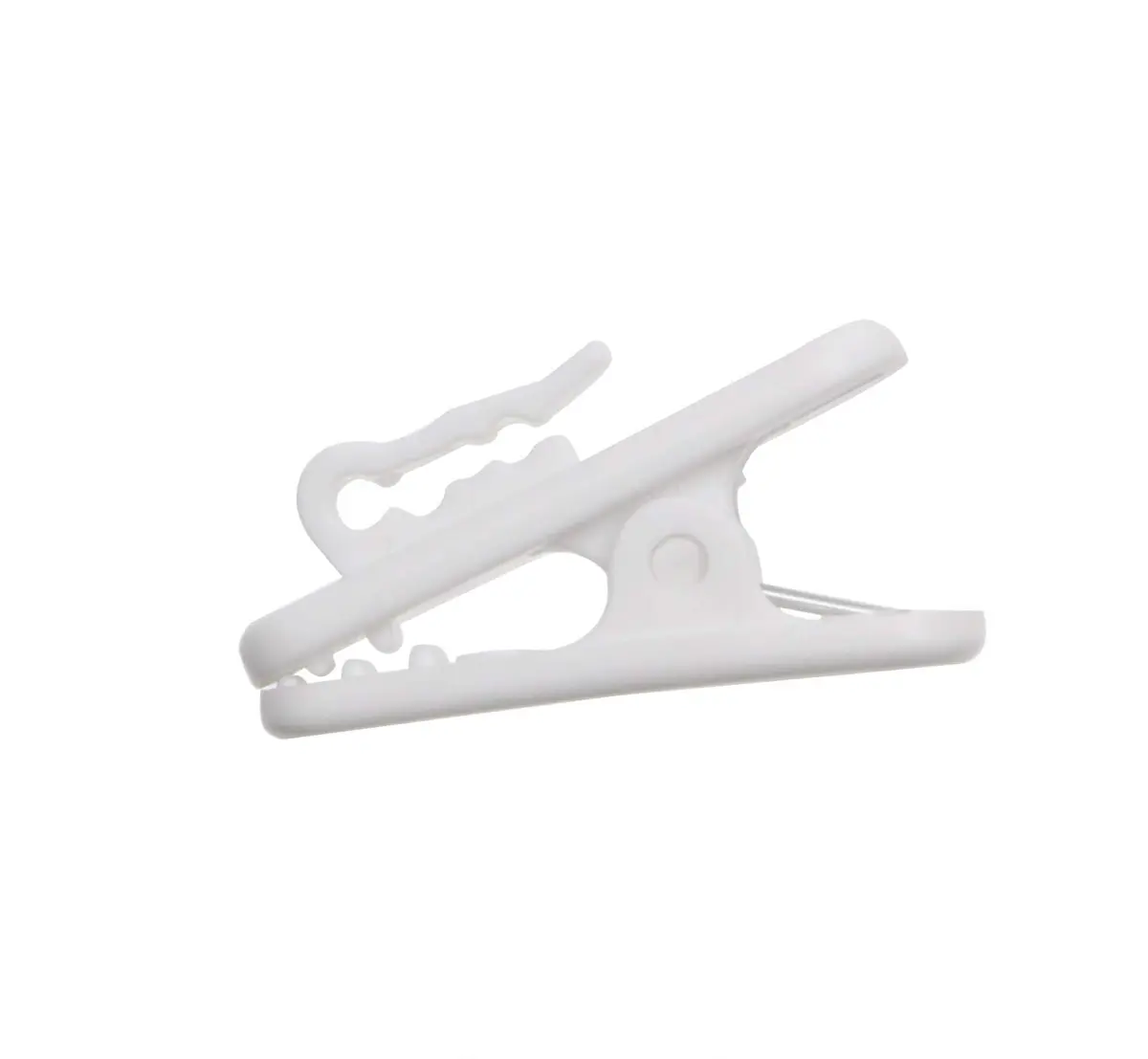 Mini Skater 6Pcs White Earphone Wire Clips | 1 Inch Length, 1.5mm Wire Diameter - view 3