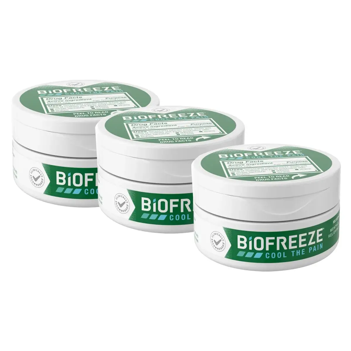 Biofreeze Pain Relief Cream 25ml (0.811 Fl Oz) | Cooling Menthol for Muscle & Joint Pain - main product image