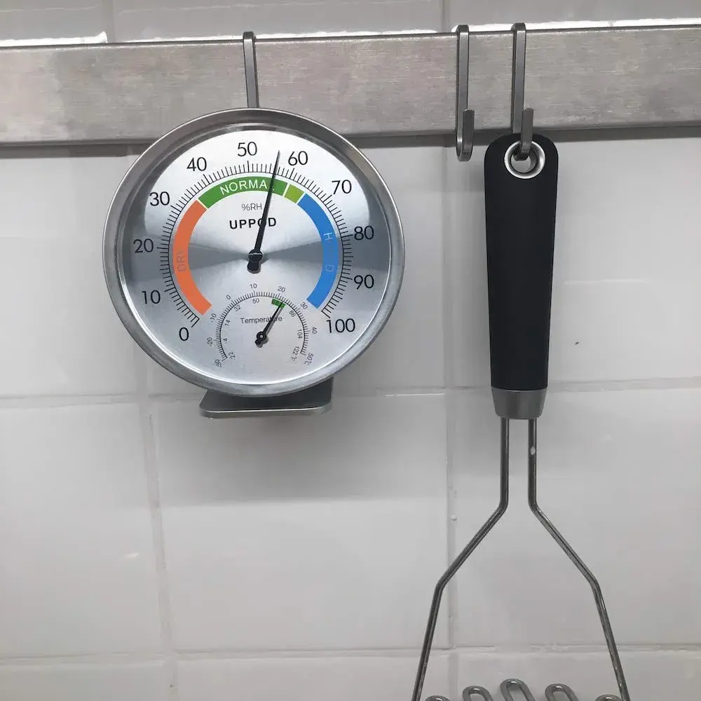 LittleGood Analog Hygrometer Thermometer 13cm (5") | Accurate Humidity & Temperature Monitor for Indoor/Outdoor Use - view 5