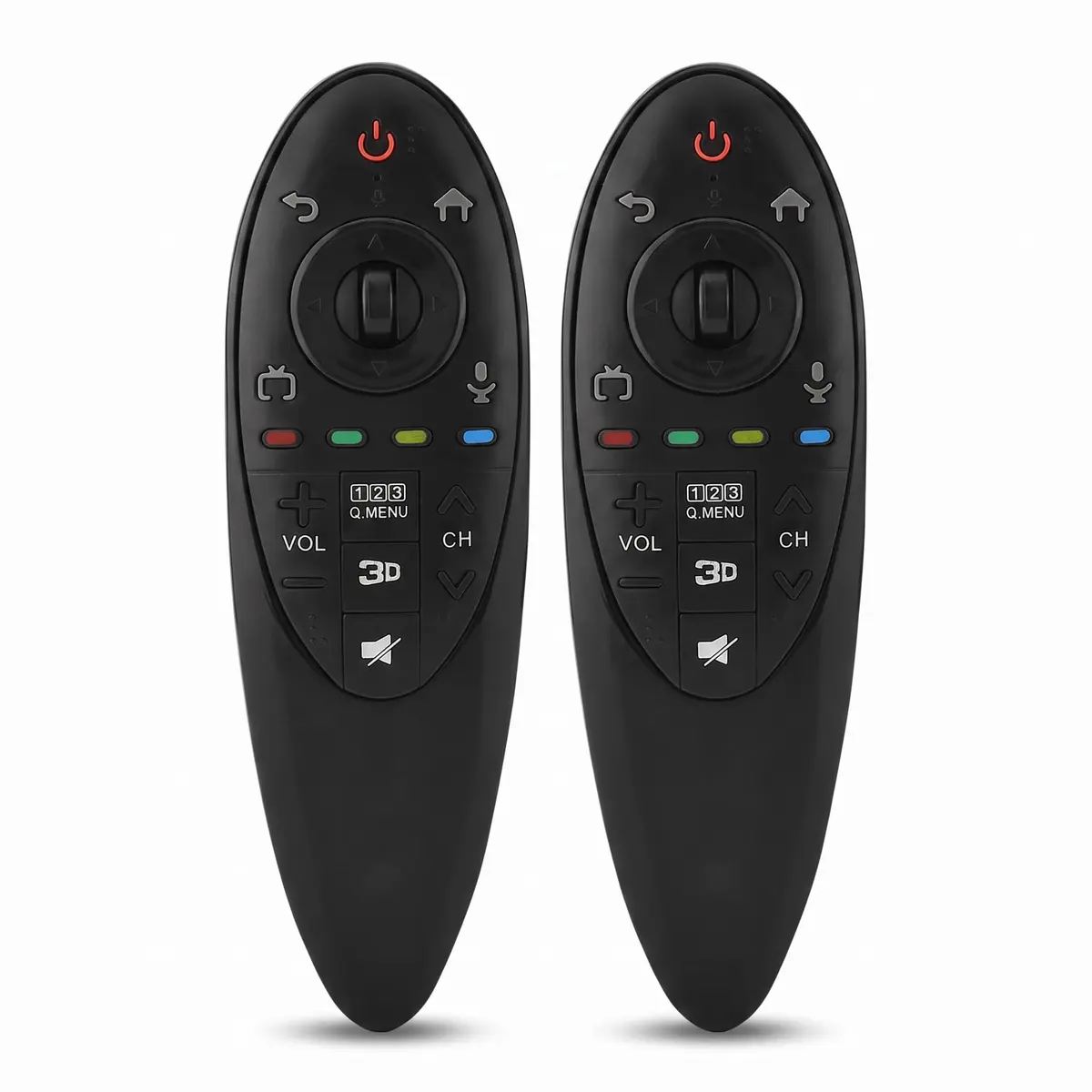 Zerone Replacement Remote Control for 3D Smart TV | 10m Range, No Voice Functions - main product image