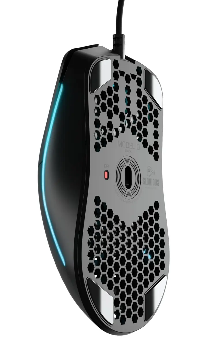Glorious Model O Wired Gaming Mouse 67g | Superlight Honeycomb Design, RGB, Pixart 3360 Sensor, Ambidextrous - Matte Black - view 8