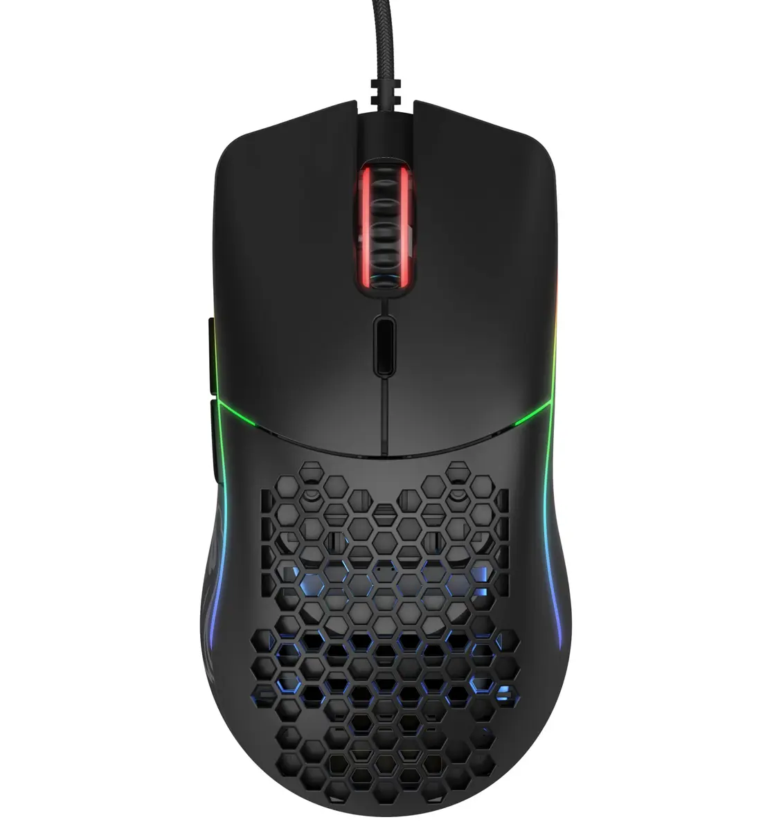 Glorious Model O Wired Gaming Mouse 67g | Superlight Honeycomb Design, RGB, Pixart 3360 Sensor, Ambidextrous - Matte Black - view 2