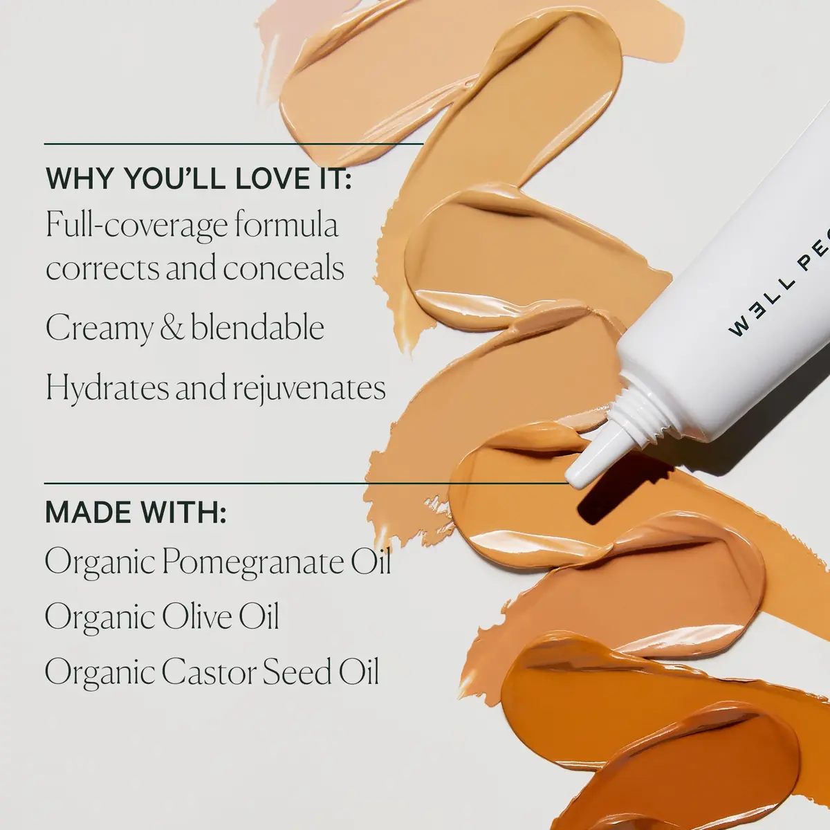 Well People Bio Correct Concealer 7C | Full-Coverage, Hydrating Vegan Concealer - view 4