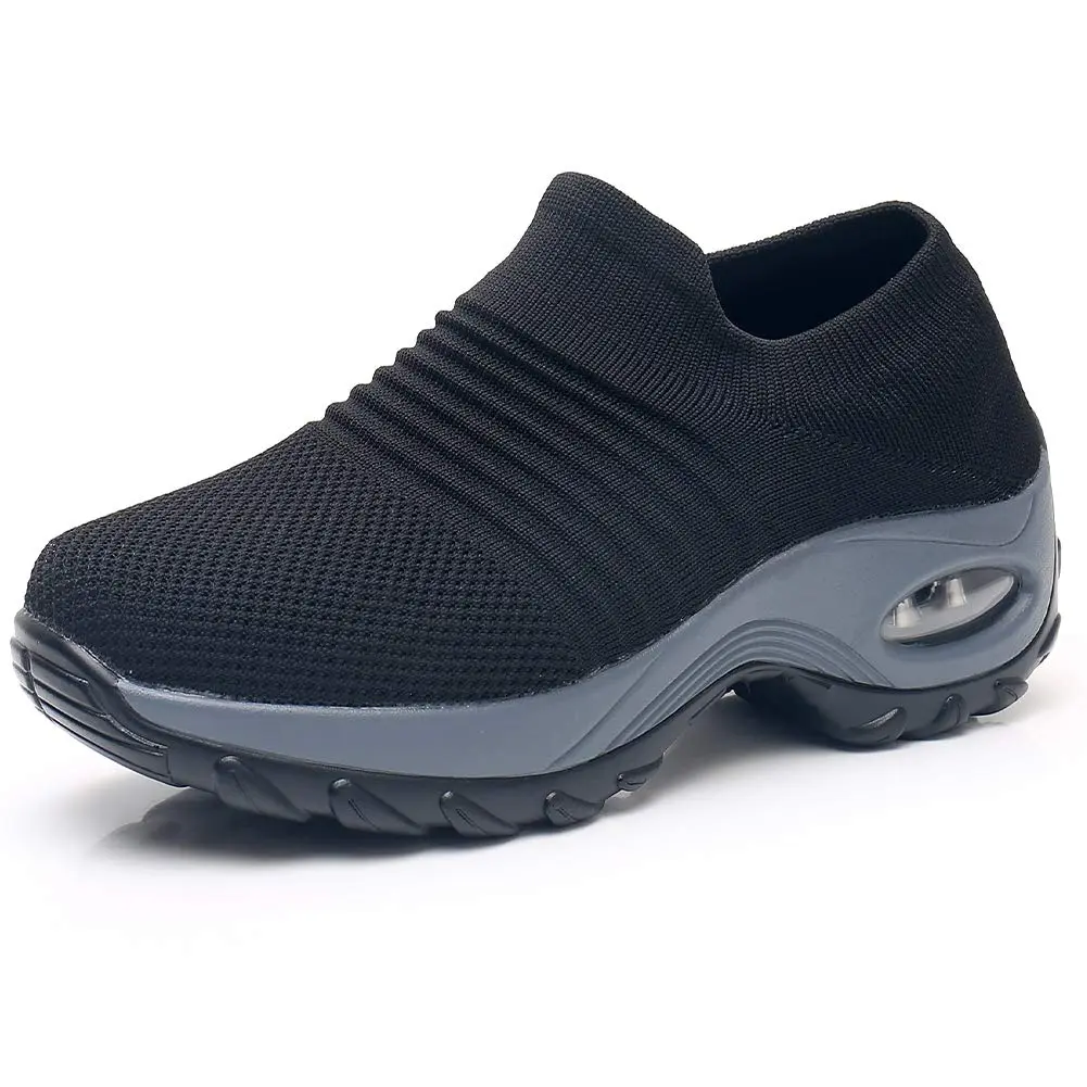 Slow Man Women's Walking Shoes Sock Sneakers Mesh Slip On Air Cushion 10 | Breathable, Lightweight & Comfortable - main product image