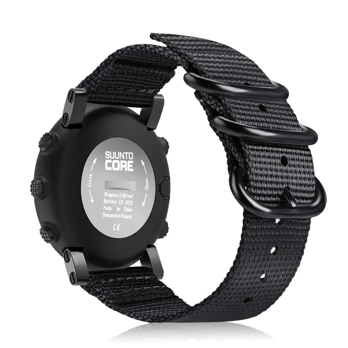 FINTIE Nylon Sport Band Compatible with Suunto Core 24mm (0.94in) | Breathable & Adjustable Replacement Strap - main product image