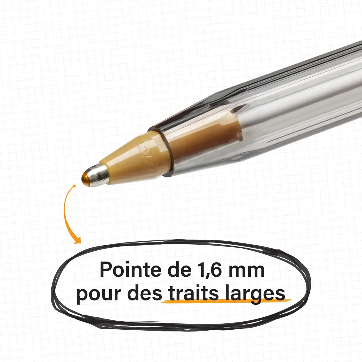 BIC Cristal Multicolour Ballpoint Pens 15 Pack | Wide 1.6mm Tip for Colourful Writing in Assorted Colours - view 5