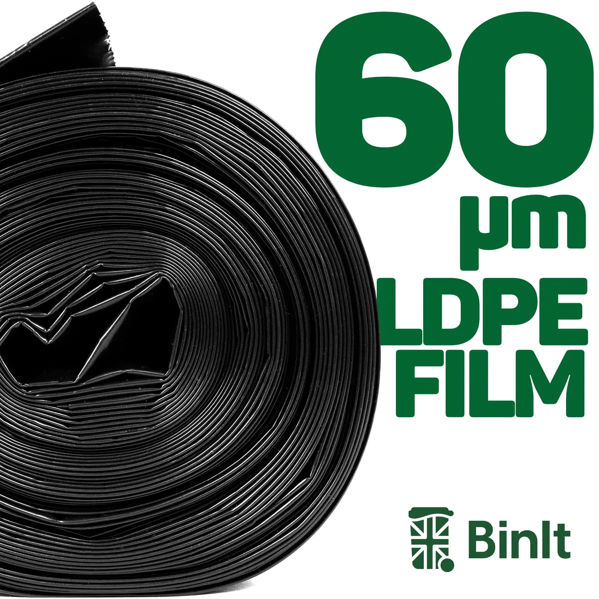 BIN IT Ultra Heavy Duty 120 Litre XL Refuse Sacks | 80kg Lift Tested, 60 μm Thickness - view 2