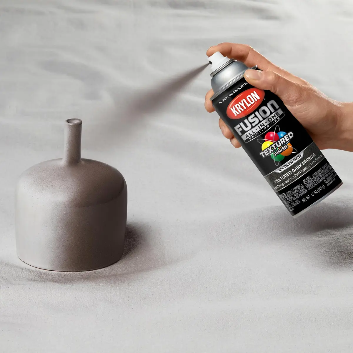 Krylon Fusion All-in-One Textured Spray Paint, 355ml (12 oz) | Bonds to Difficult Surfaces - view 8