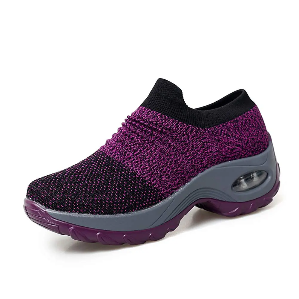 LEADER SHOW Women's Slip-On Shoes 5 | Casual Comfort with Platform Heel - main product image