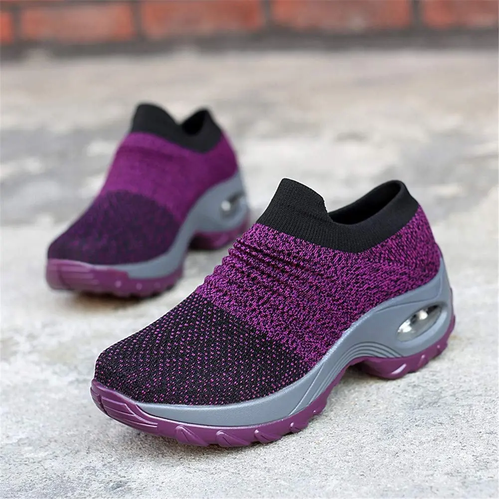 LEADER SHOW Women's Slip-On Shoes 5 | Casual Comfort with Platform Heel - view 6
