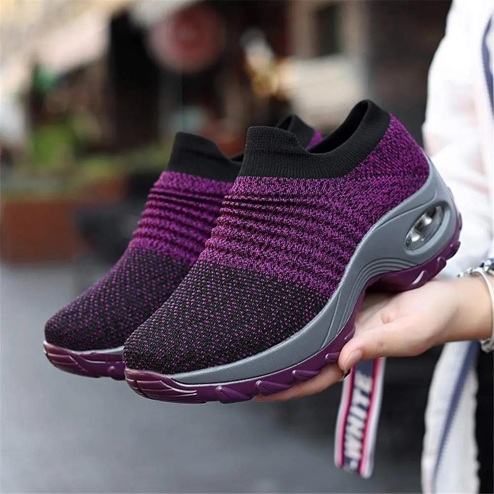 LEADER SHOW Women's Slip-On Shoes 5 | Casual Comfort with Platform Heel - view 7