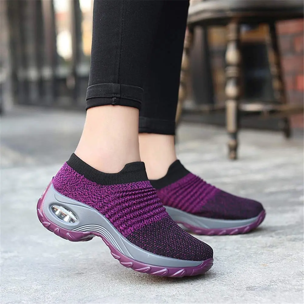 LEADER SHOW Women's Slip-On Shoes 5 | Casual Comfort with Platform Heel - view 8