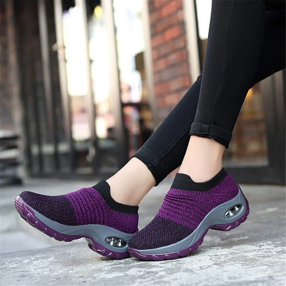 LEADER SHOW Women's Slip-On Shoes 5 | Casual Comfort with Platform Heel - view 9