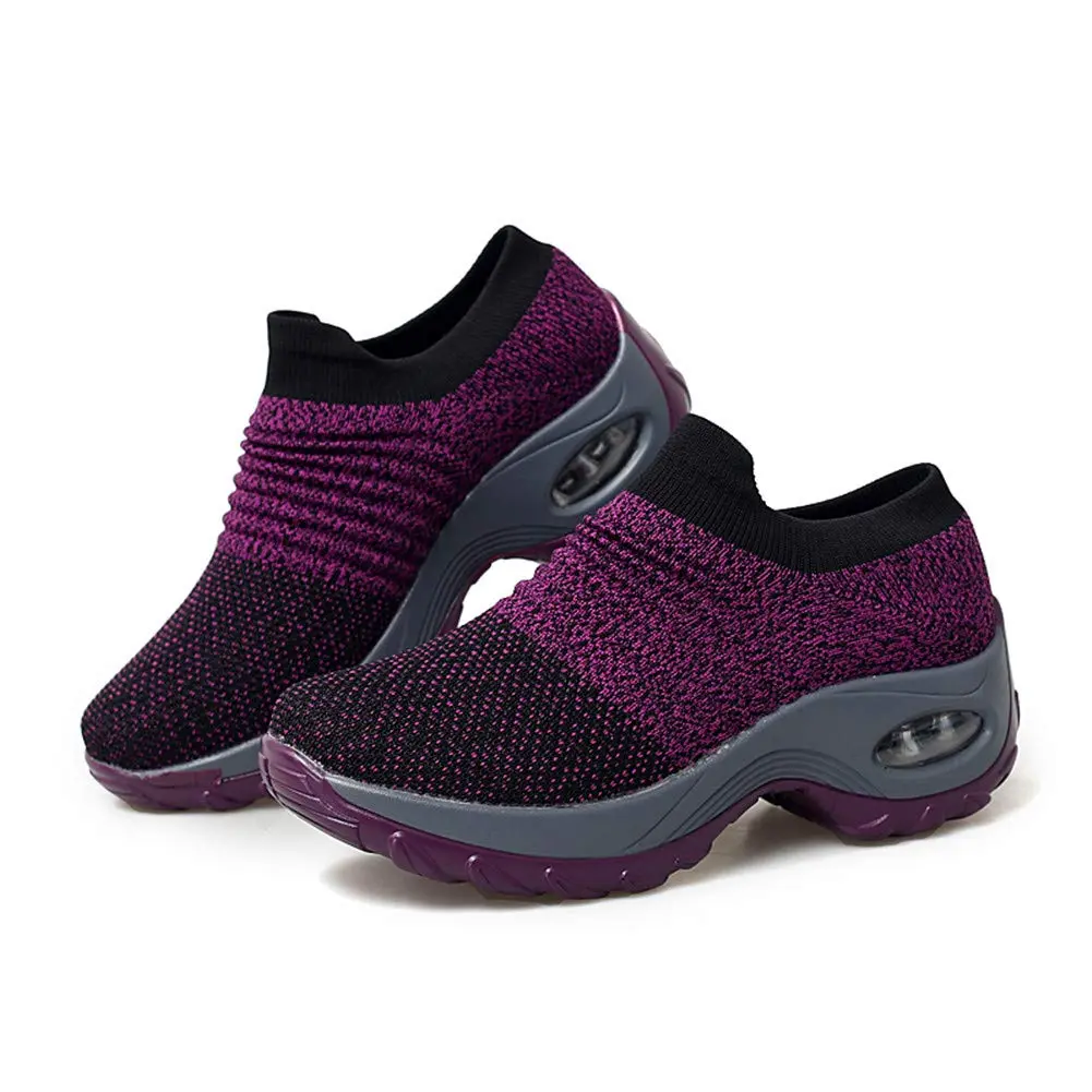 LEADER SHOW Women's Slip-On Shoes 5 | Casual Comfort with Platform Heel - view 5