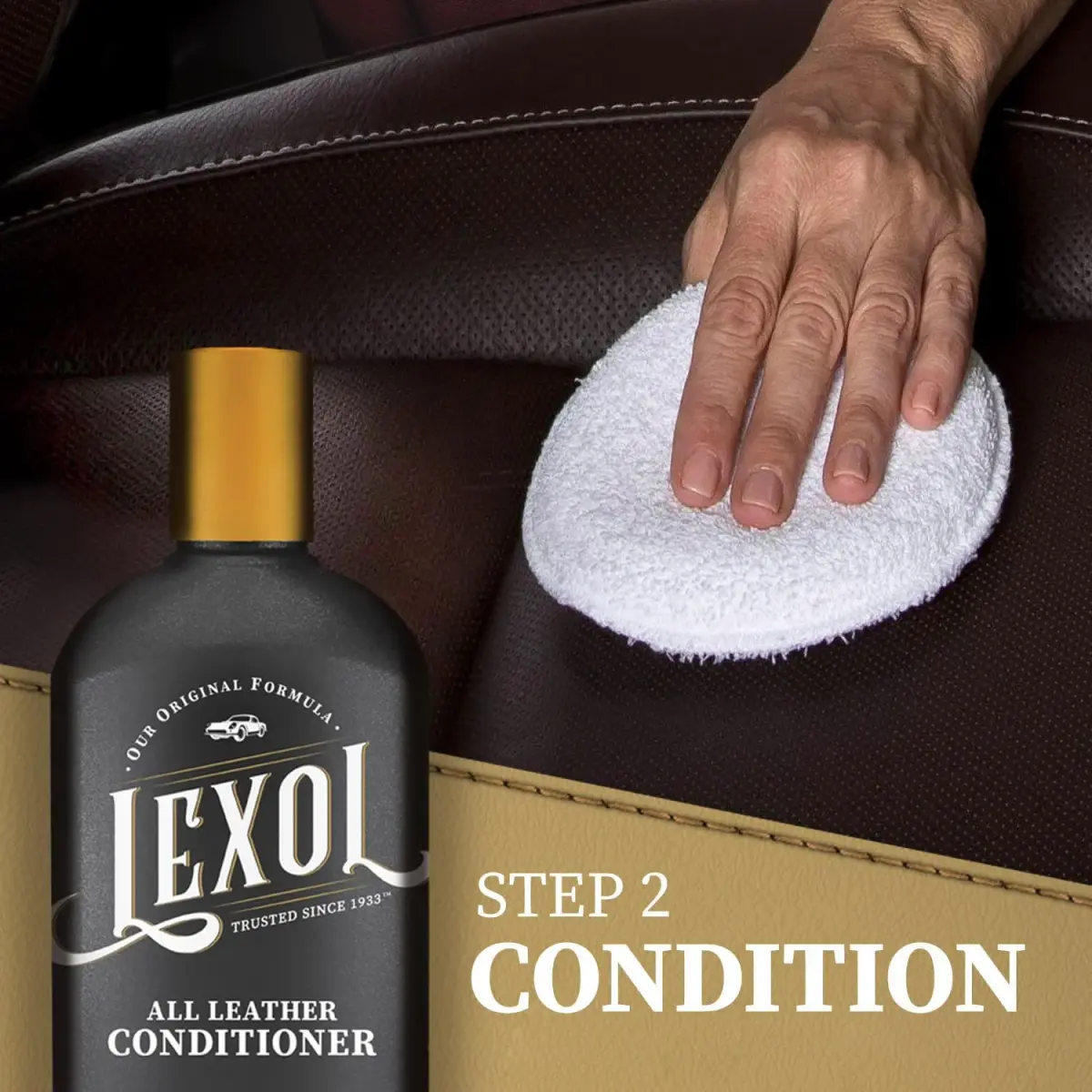 Lexol Leather Cleaner & Conditioner Kit | 473ml (16 Fl Oz) Each - view 4