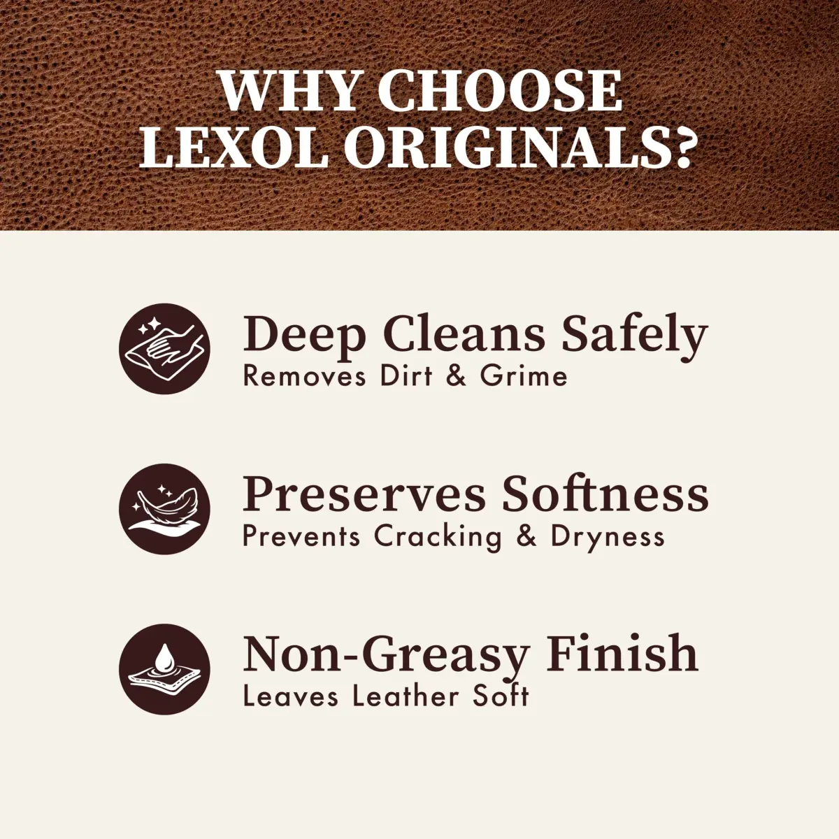 Lexol Leather Cleaner and Conditioner Kit for Furniture, Car Interiors, Shoes & Handbags | 2 x 8 oz Bottles - view 2