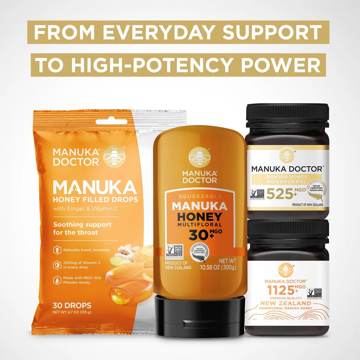 Manuka Doctor Raw Manuka Honey MGO 525+ | Natural Superfood, Traceable, 8.75 oz - view 8