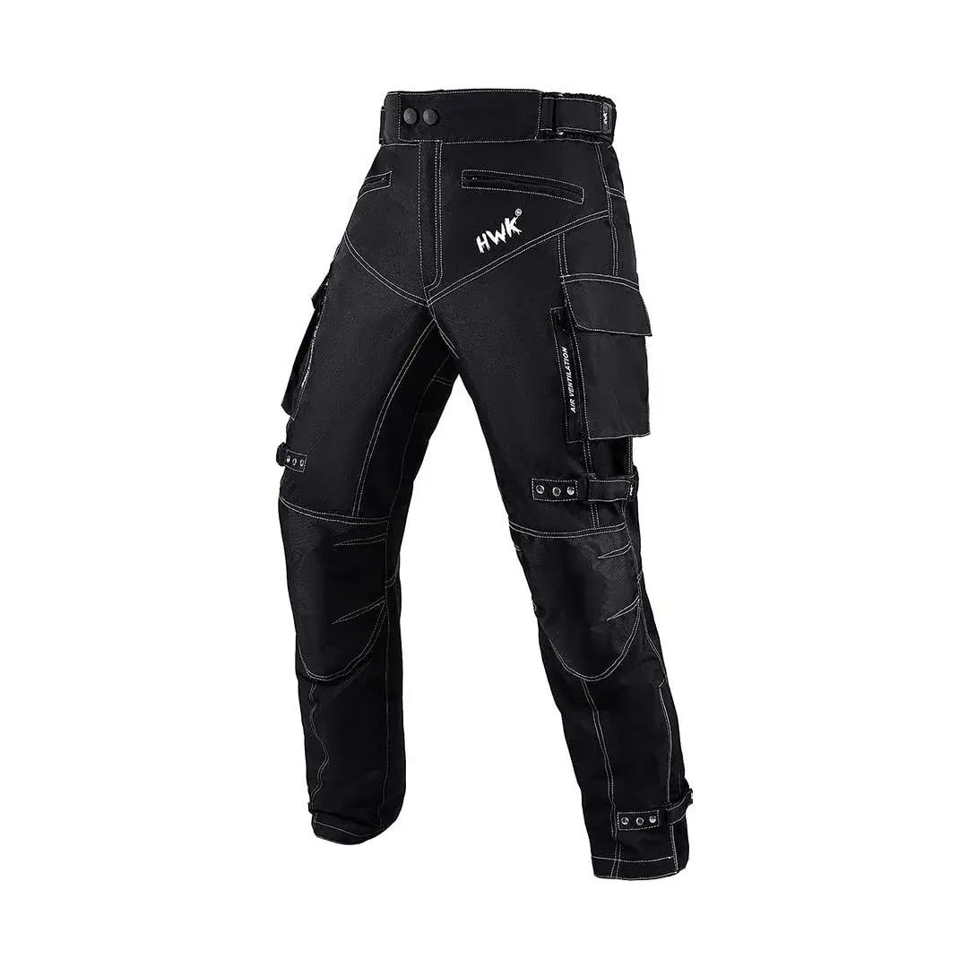 HWK Motorsports Apparel Water Resistant Motorcycle Pants | 32cm (12.6in) Waist, 30cm (11.8in) Inseam - main product image
