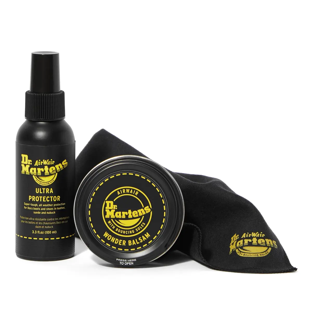 Dr. Martens Shoe Care Kit, Black | Leather Nourishing & Protection Set, One Size - view 2