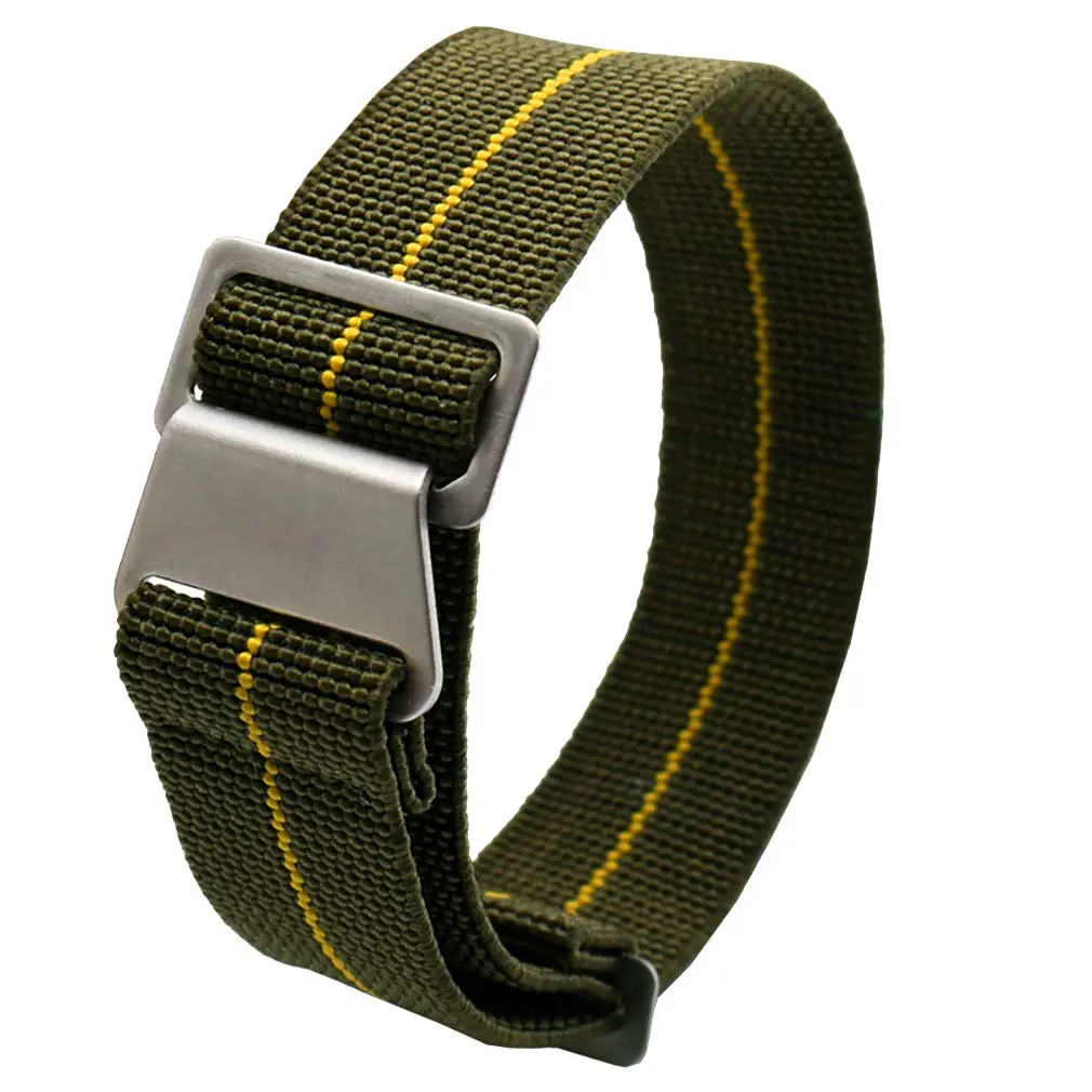 NIBD Watch Band with Elastic Nylon Strap 20/21/22mm | Military Army Style, Durable & Water-Resistant - main product image