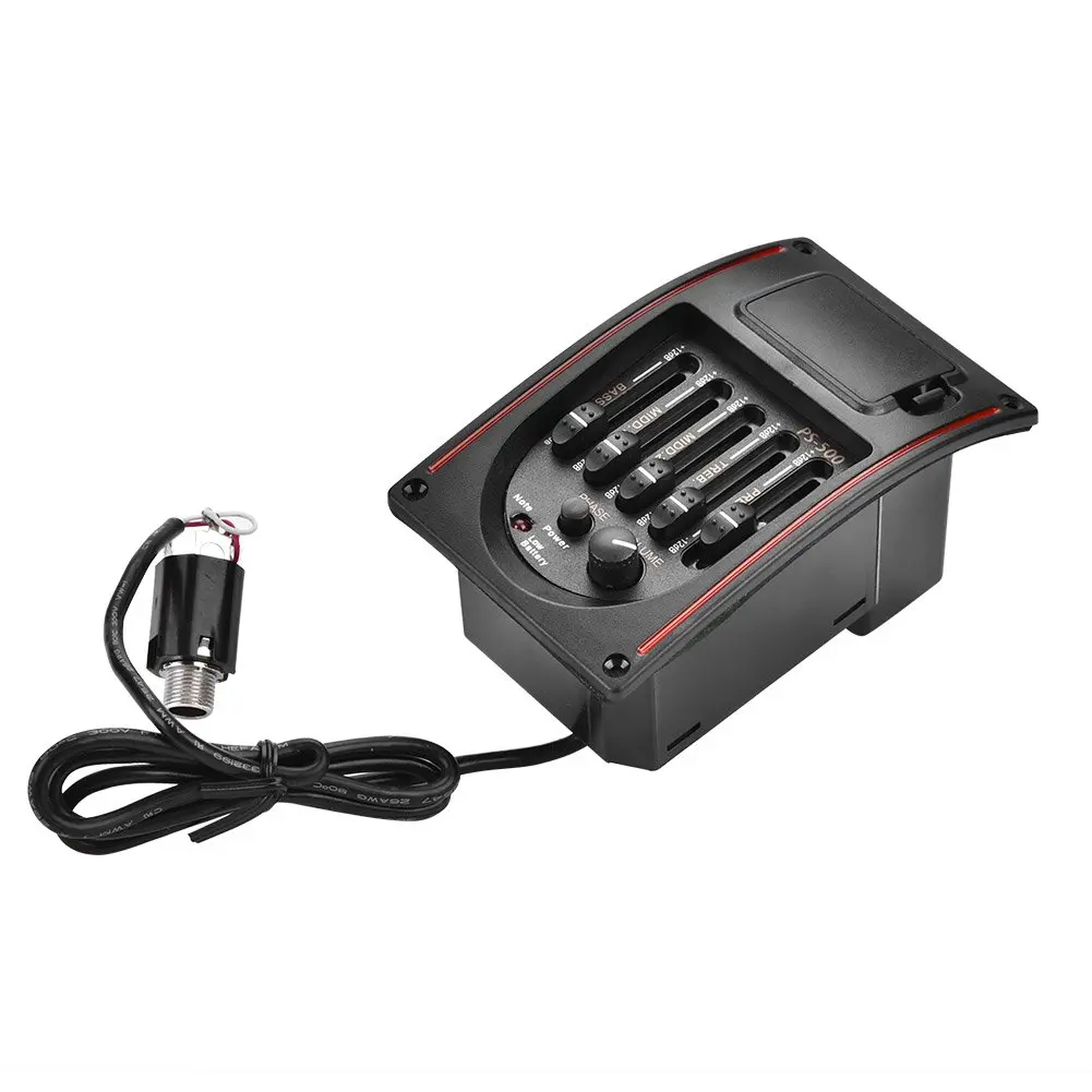 Dilwe Guitar Pickup EQ 5 Band Equalizer Digital Tuner for Acoustic Guitar | 5-Band Tone Control & LCD Backlight - view 8