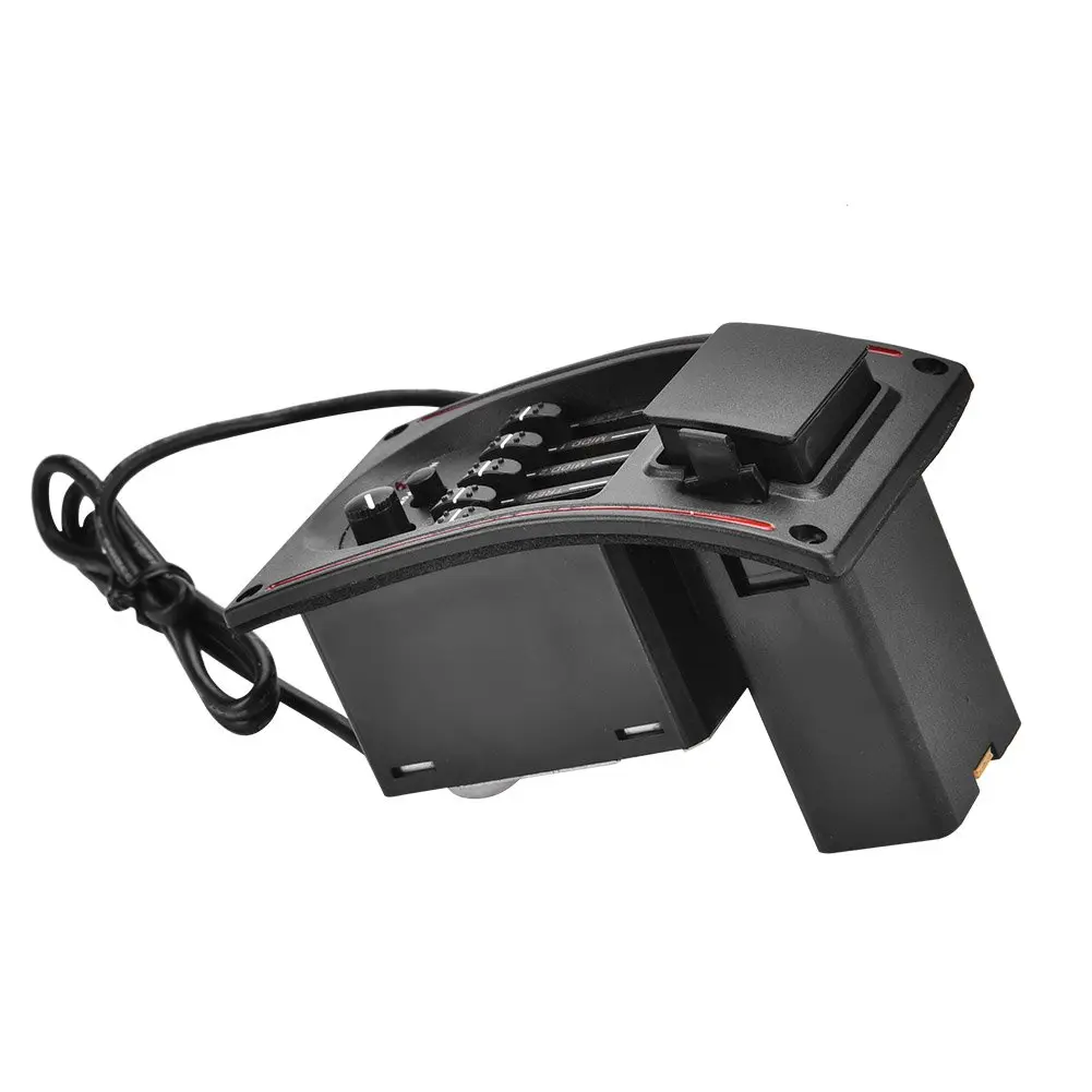 Dilwe Guitar Pickup EQ 5 Band Equalizer Digital Tuner for Acoustic Guitar | 5-Band Tone Control & LCD Backlight - view 9
