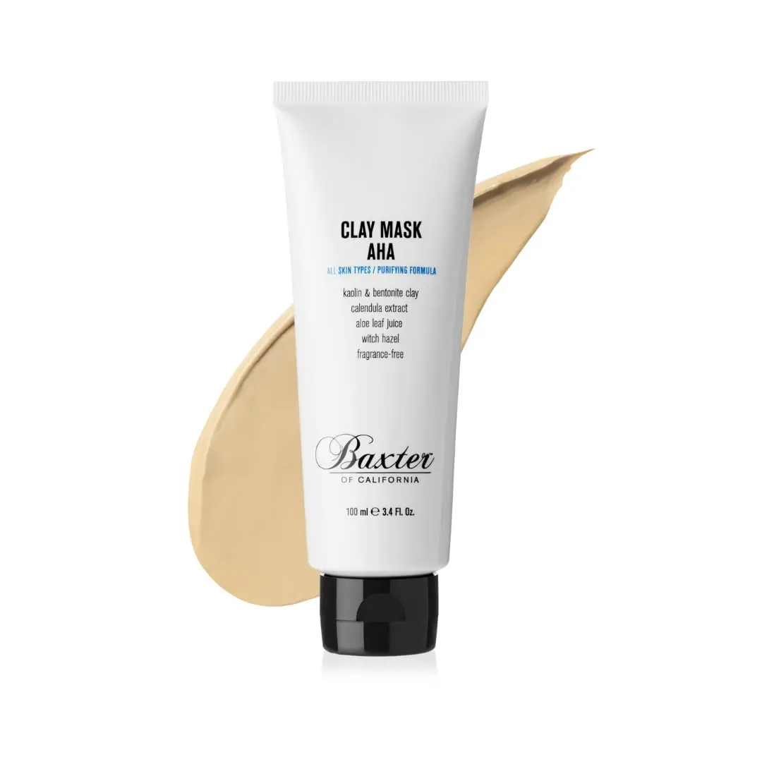 Baxter of California Purify AHA Clay Mask 100ml (3.4 fl oz) | Fragrance-Free Deep Pore Cleansing - view 5