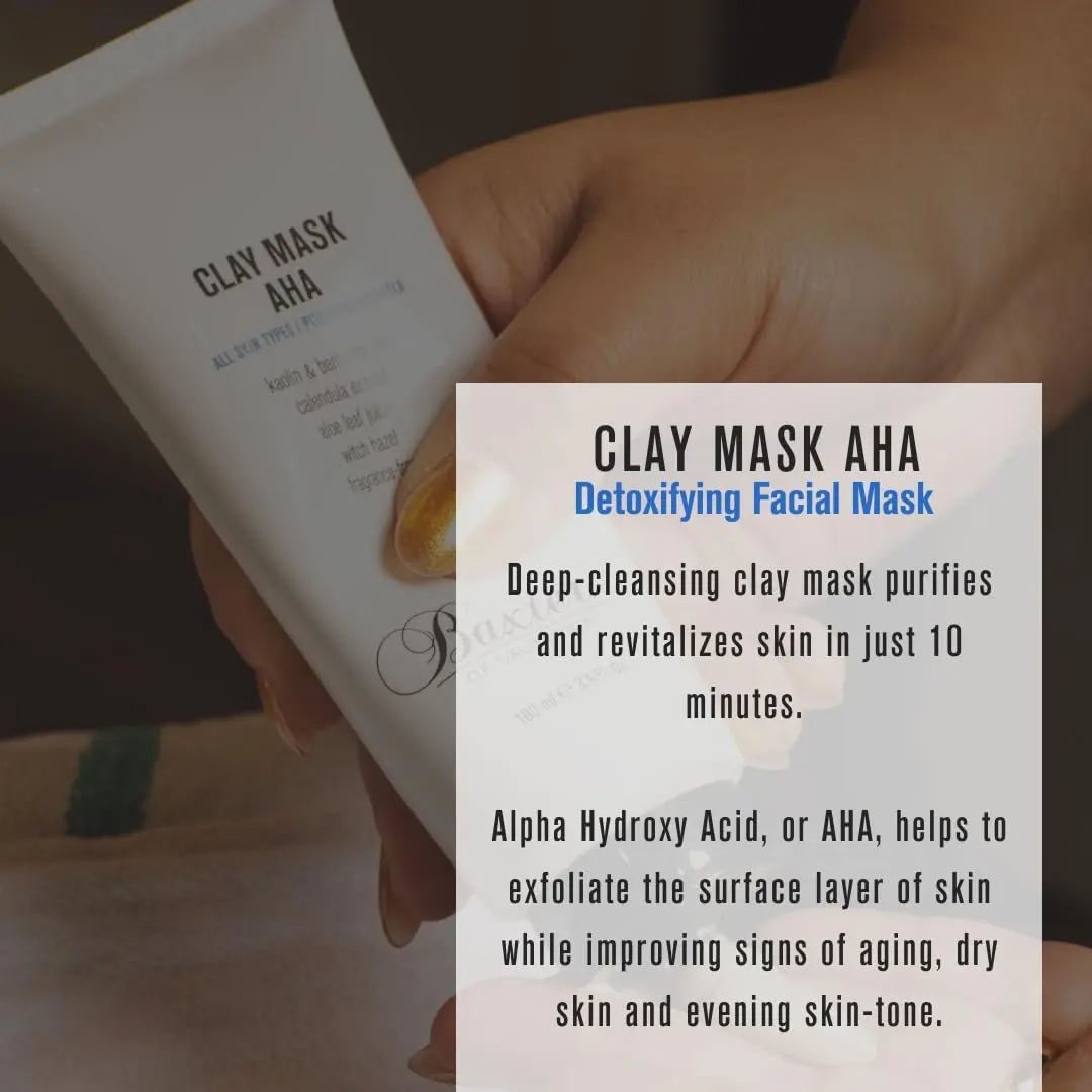 Baxter of California Purify AHA Clay Mask 100ml (3.4 fl oz) | Fragrance-Free Deep Pore Cleansing - view 2
