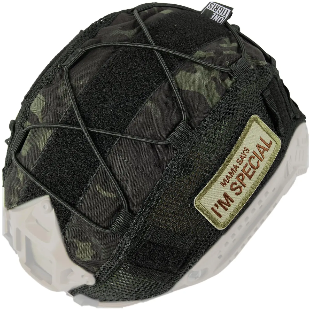 ONETIGRIS Helmet Cover, Tactical Fast Cover Cloth for PJ Helmet, Size M/L | Water-Resistant Cordura Nylon - main product image