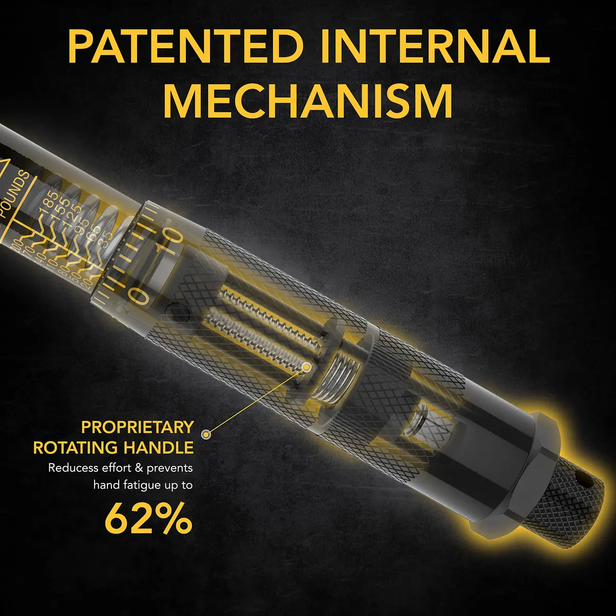 LEXIVON 1/4-Inch Drive Click Torque Wrench 27.3cm (10.75 inches) | Precision Calibrated for Automotive & Bicycle Use - view 4