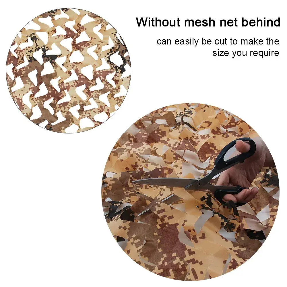 Yeacool Digital Desert Camo Netting 1.5m x 5m (4.9ft x 16.4ft) | Lightweight Waterproof Concealment Tarp - view 2