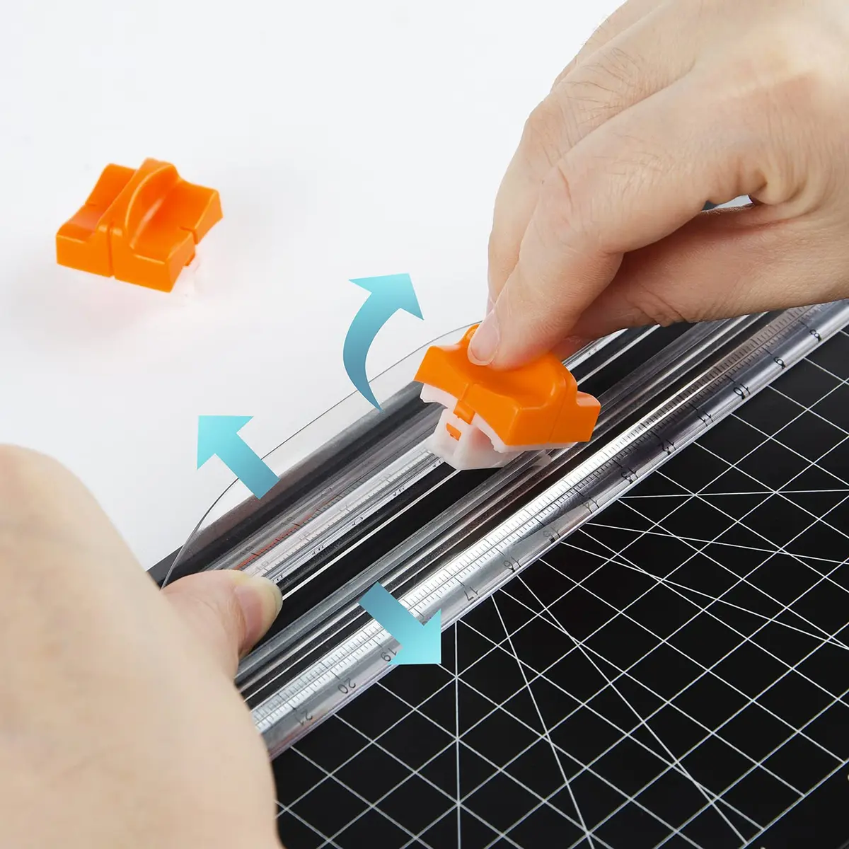 WORKLION Replacement Blade for Paper Cutter with Automatic Safeguard | Durable Titanium Blade (4 Pack) - view 4