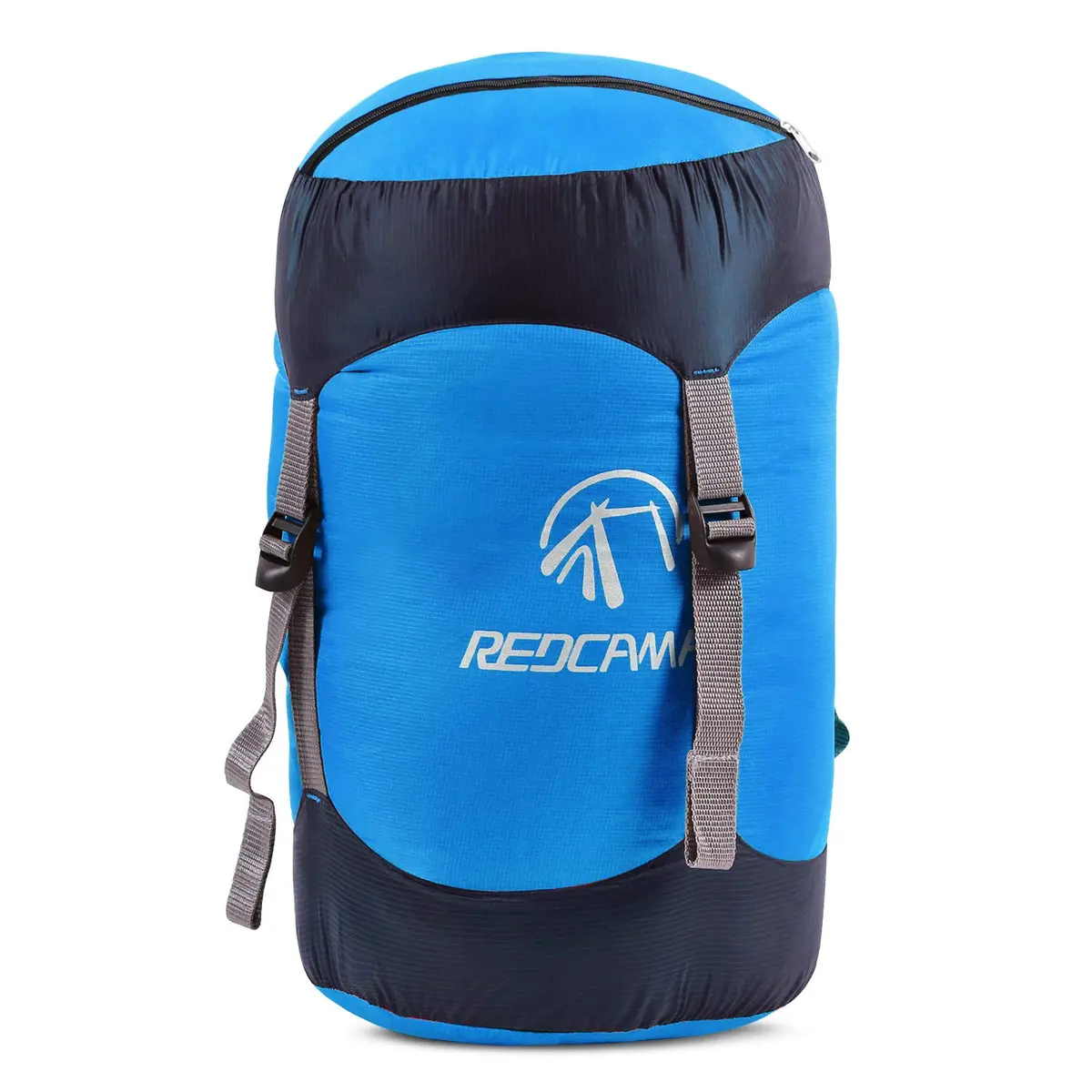 REDCAMP Nylon Compression Stuff Sack Medium Blue | Lightweight Backpacking Gear Organizer - main product image
