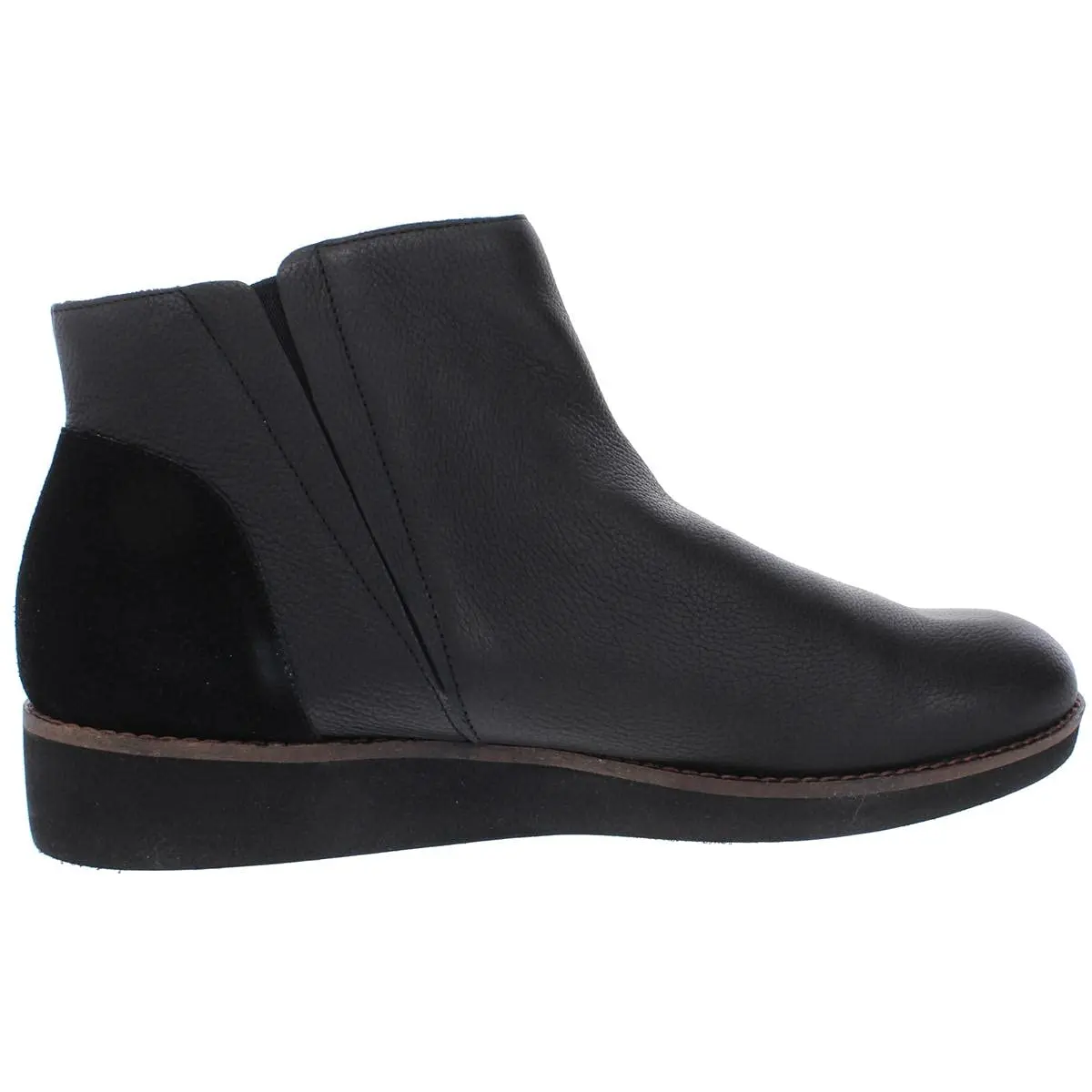 SoftWalk Wesley Black 11 Wide | Casual Ankle Boot with Asymmetric Zip (70-120 chars) - view 2