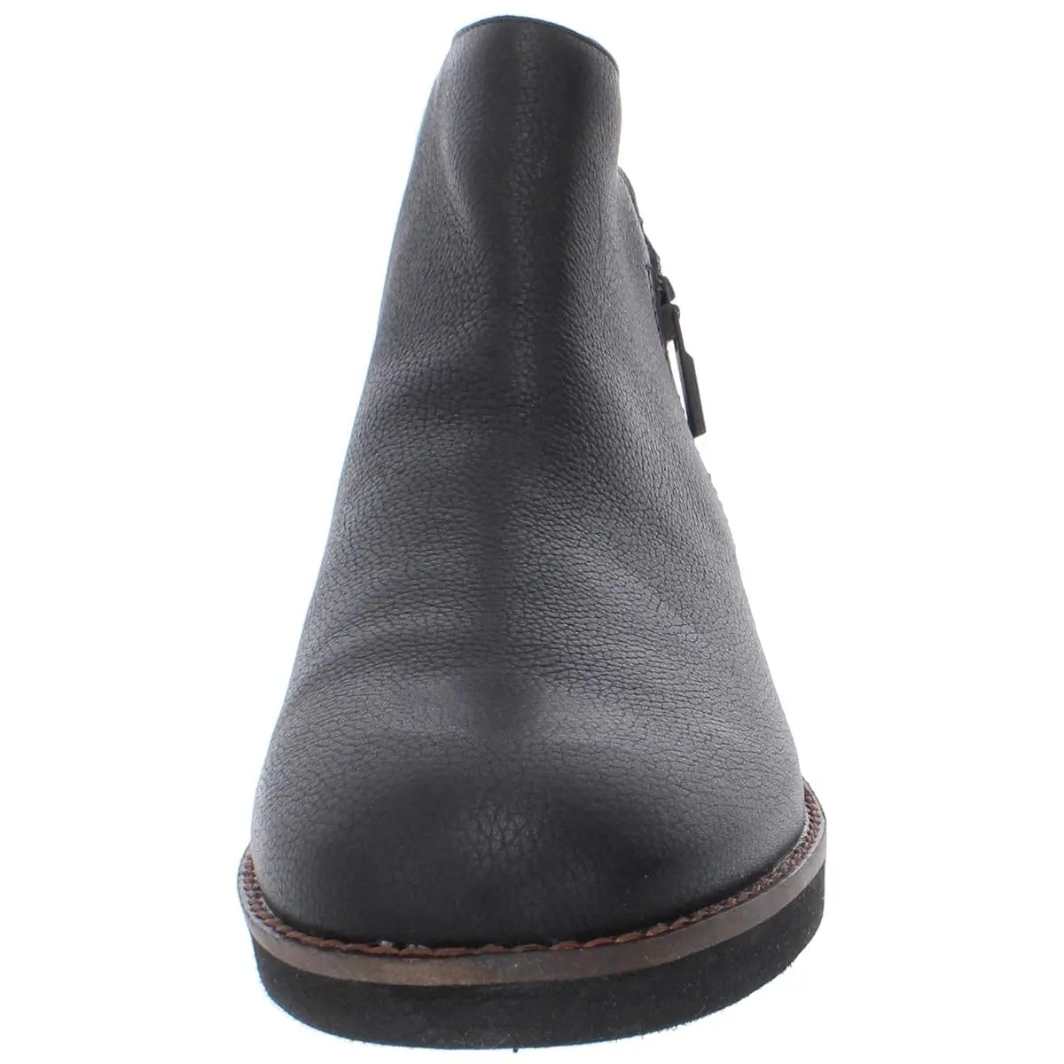 SoftWalk Wesley Black 11 Wide | Casual Ankle Boot with Asymmetric Zip (70-120 chars) - view 5