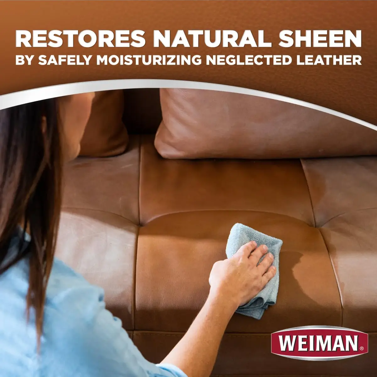 Weiman Leather Cleaner & Conditioner Wipes 2-Pack (30 Wipes Each) | UV Protection for Auto & Furniture - view 5