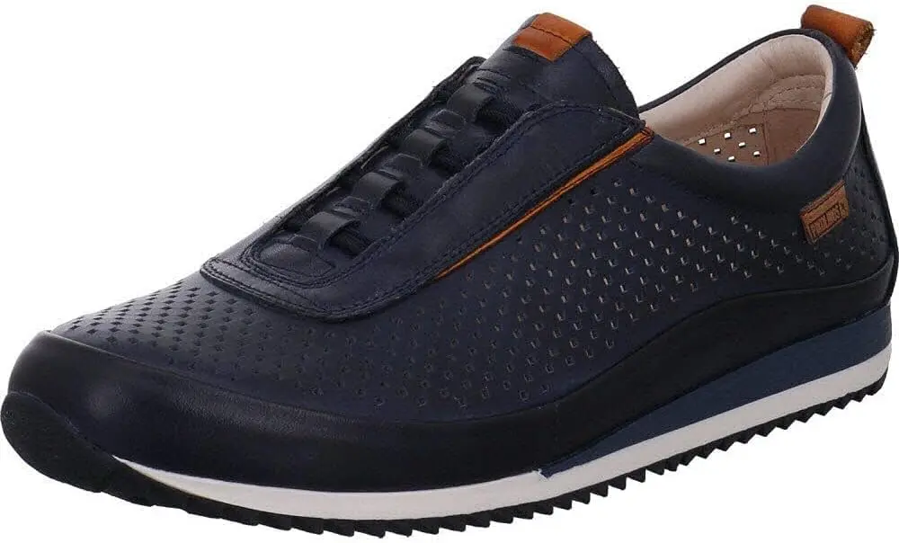 PIKOLINOS Liverpool Men’s Sneakers | Leather | Memory Foam | Blue | Casual Comfort - view 9