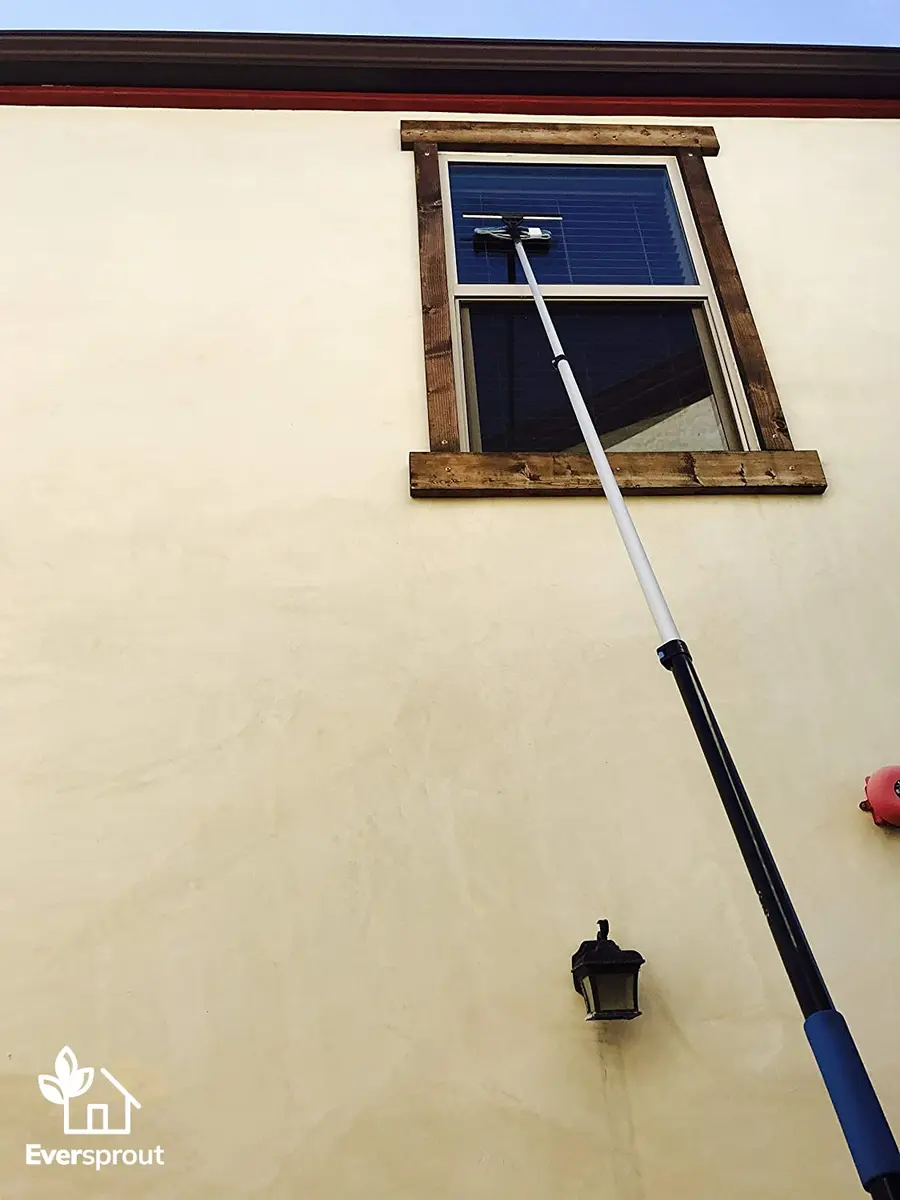 EVERSPROUT Swivel Squeegee & Microfiber Window Scrubber with 5-13ft Extension Pole | Cleans Up to 20ft Reach - view 7