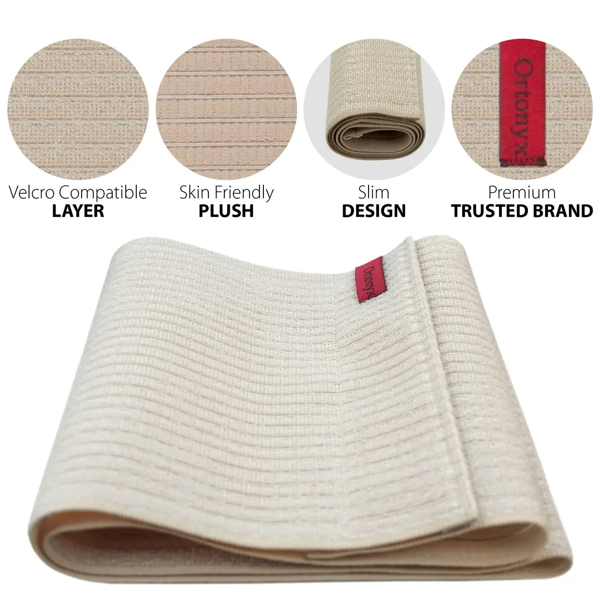 ORTONYX Abdominal Binder for Women & Men 26.7 cm (10.5") | Post-Surgical & Postpartum Support Wrap - view 3
